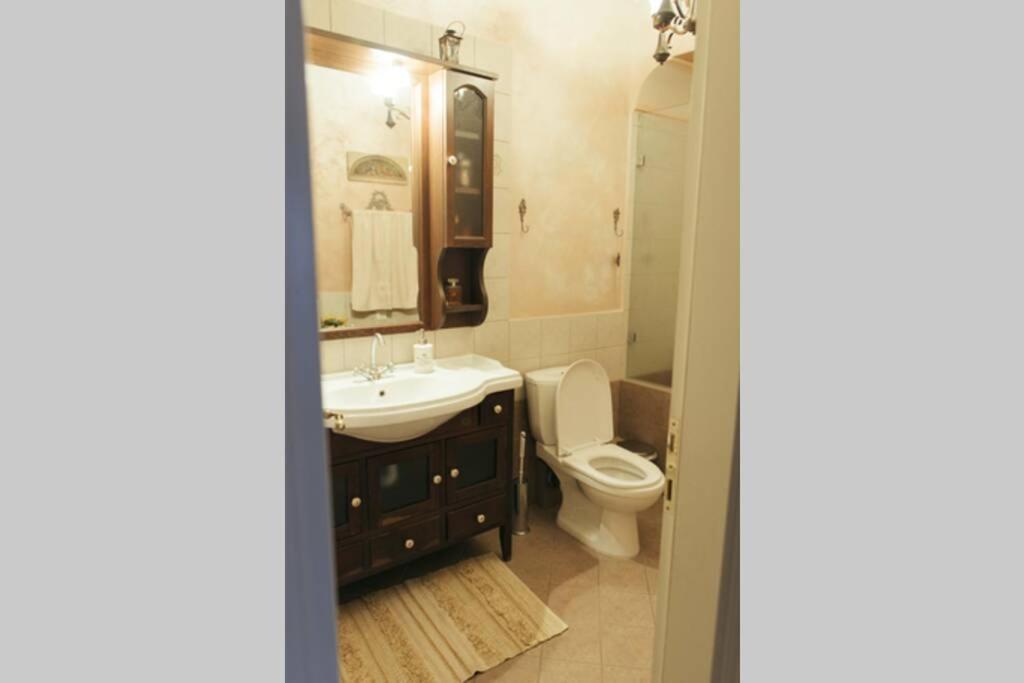 Apartment In Anakasia Overlooking โวโลส ภายนอก รูปภาพ